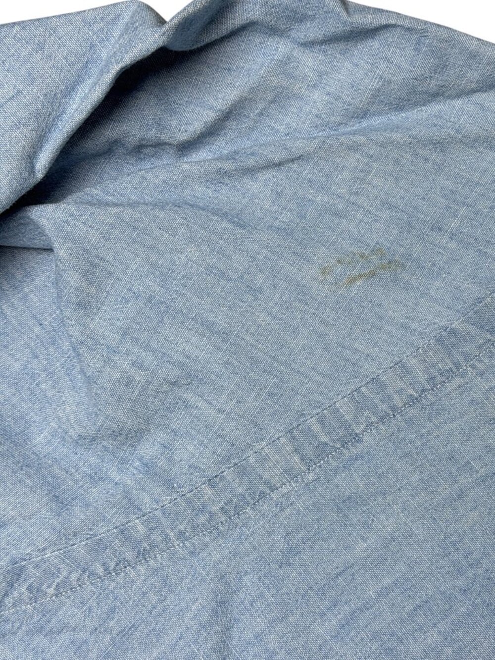 RRL Ralph Lauren Vintage Chambray Cotton Work Shirt XL Men - Picture 9 of 14